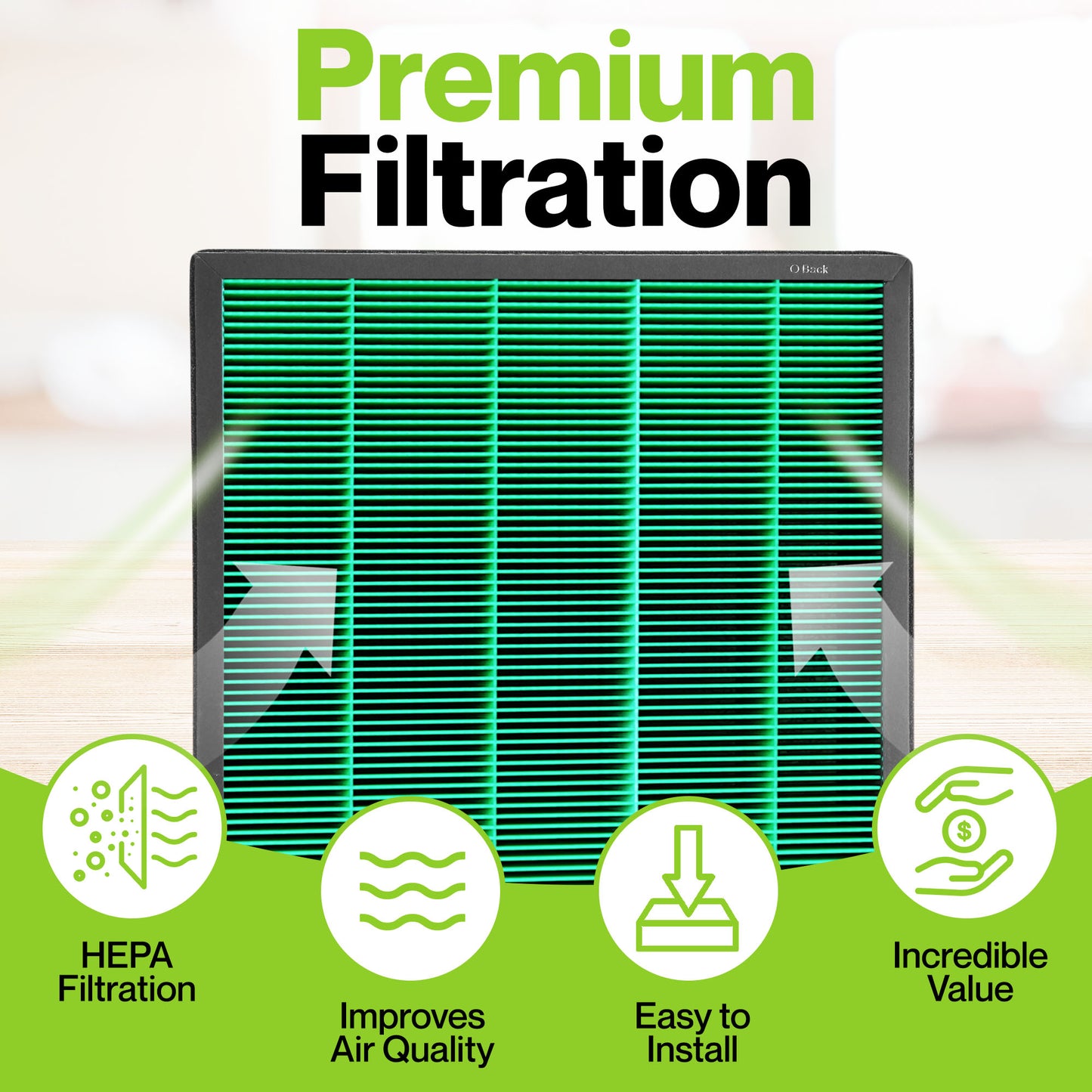 Durabasics HEPA Filter Replacements for Coway Airmega 400 Filter - 2 Pack - Compatible with Airmega Filter Max2 Filter, Conway Air Filter Replacement, Coway Filter Replacement & Coway Airmega 400S…