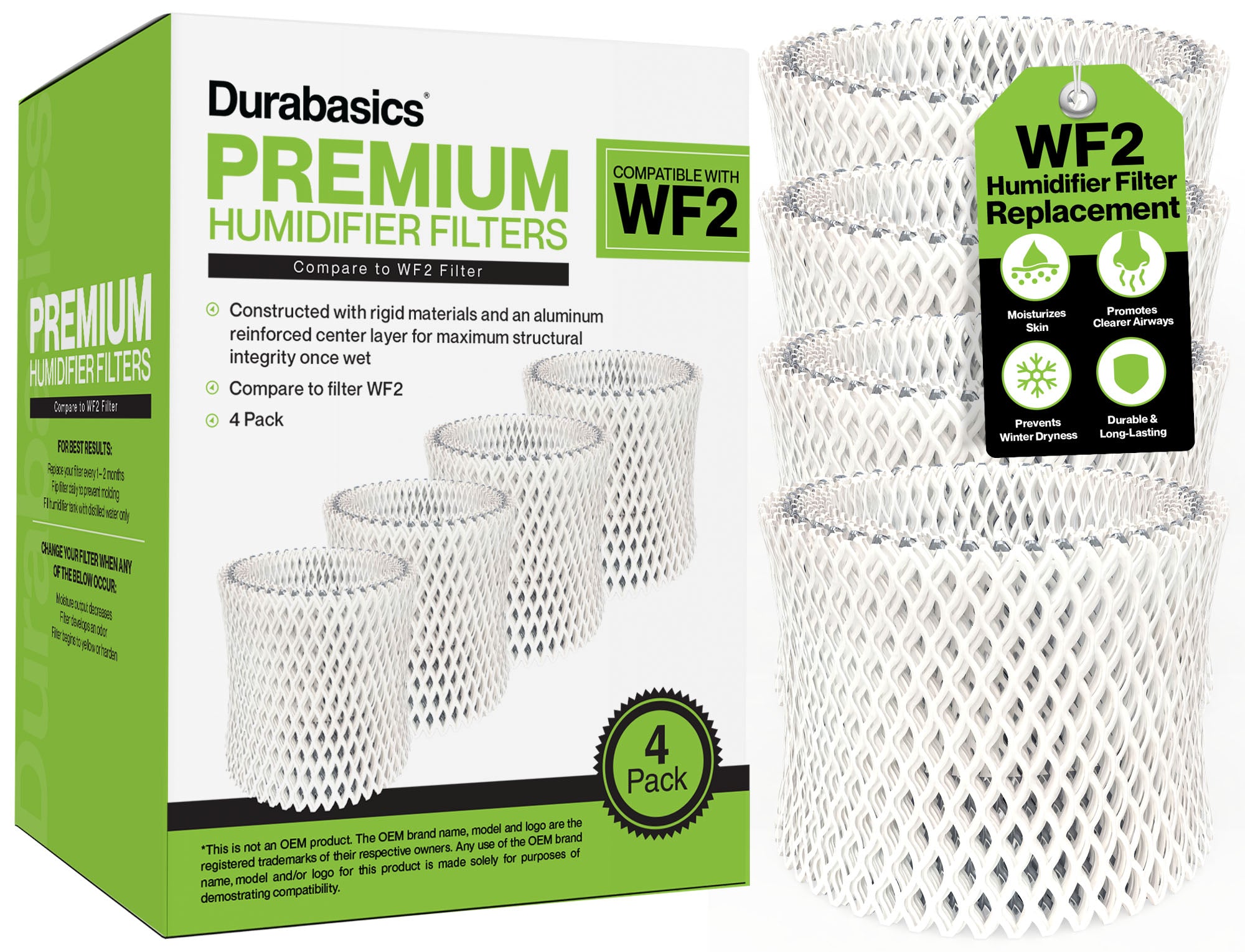 EFP Humidifier Filter For Vornado H55-C, H55 – 2-Pack, USA Made