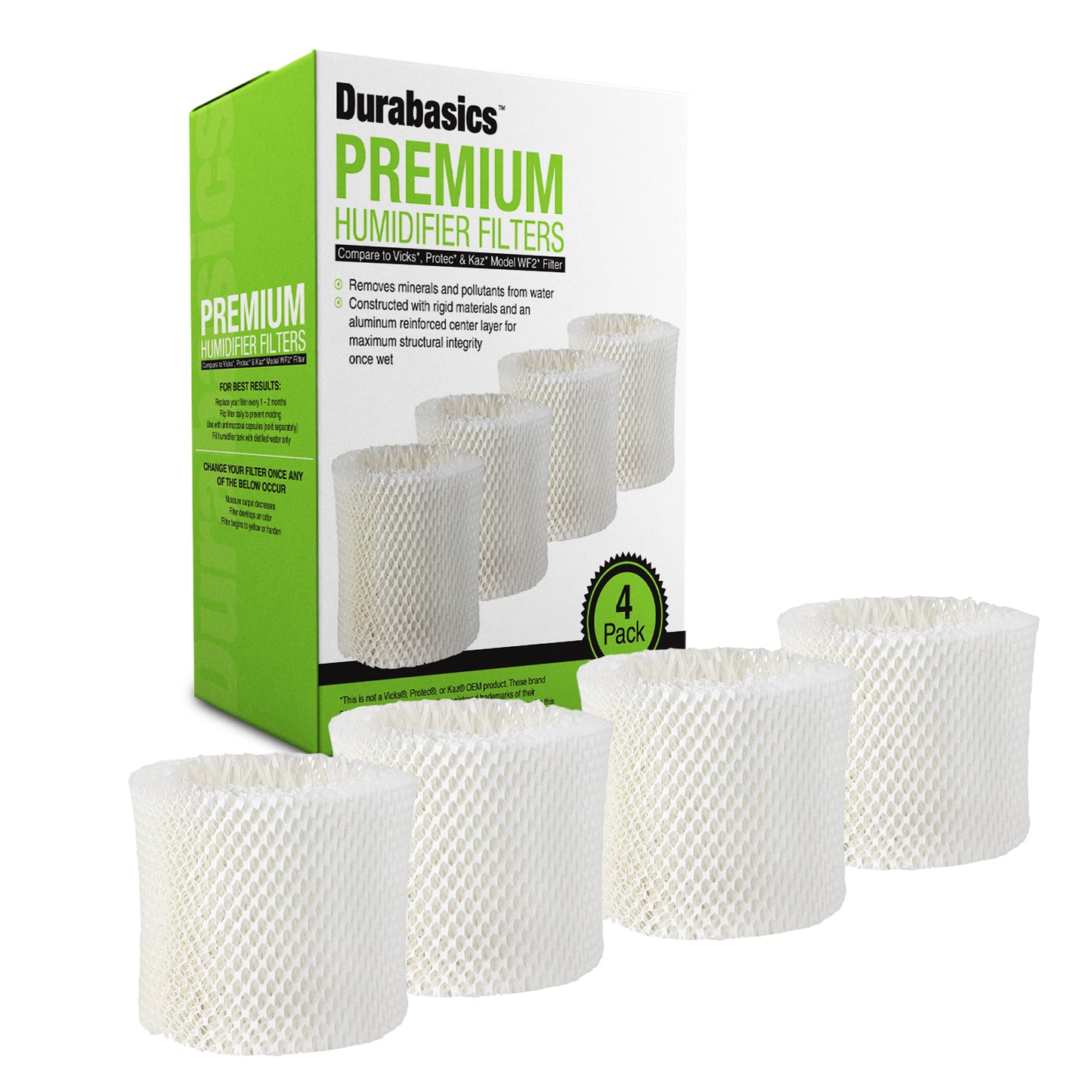 Protec WF2 Compatible Filter 4 Pack