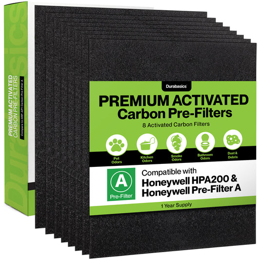 Honeywell HPA200 Compatible Pre-Cut Pre-Filters 8 Pack
