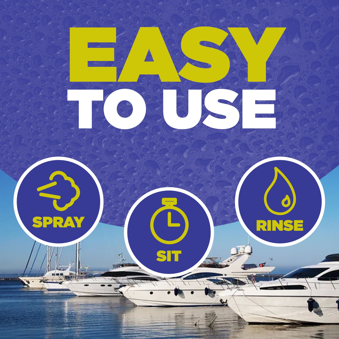 [1 Gallon] Salt Remover Concentrate - Salt Gone for Boats - Marine Engine Flush - Perfect for Outboard Motor Flush & Washing Salt Deposits - Remove Salt Deposits for Autos