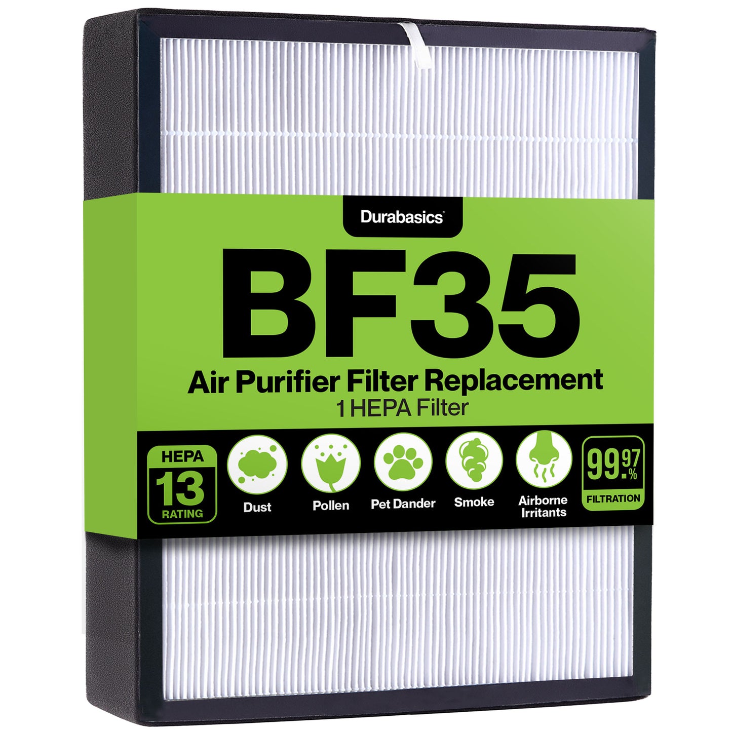 Durabasics HEPA Filter for Alen Air Purifier Filter Classic, BF35 & Breathe Smart Filter - Durabasics BF35 VOC Filter Fits Alen BreatheSmart Classic Air Purifier - Replacement for Allen Air Filters