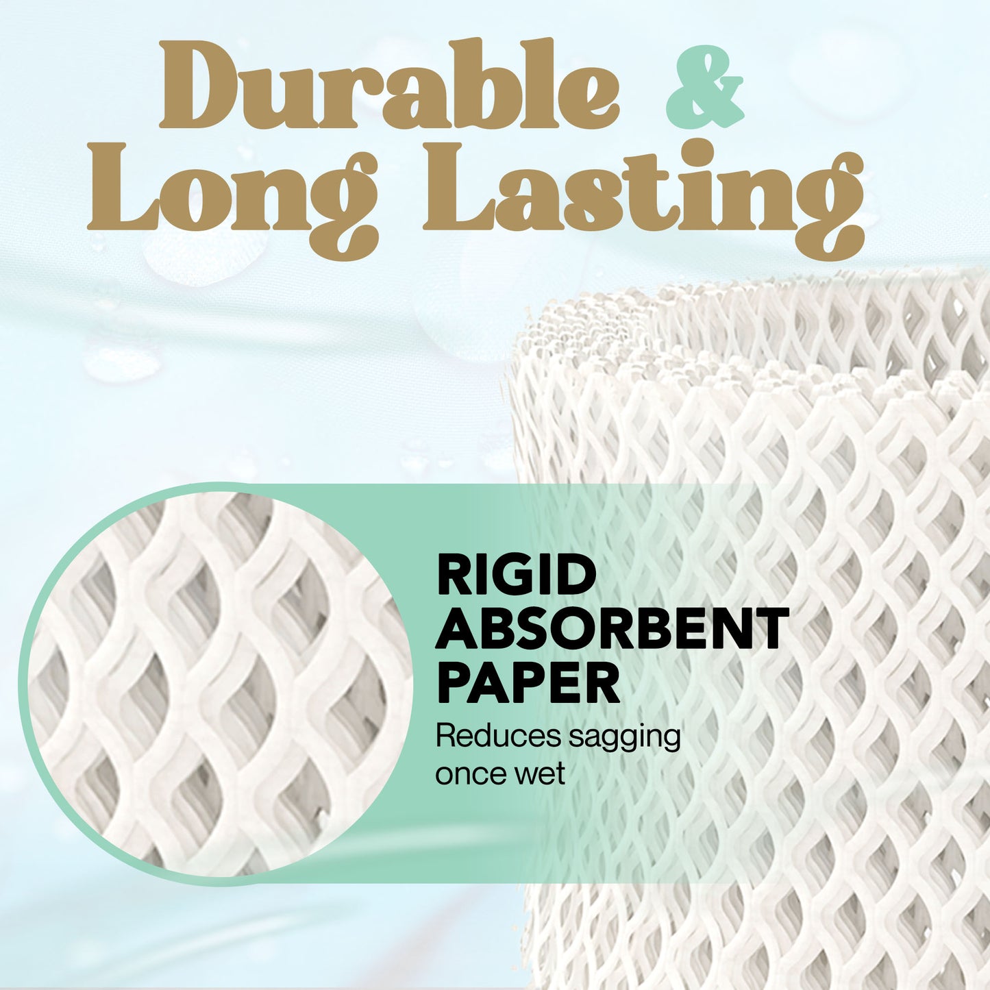 Durabasics Humidifier Filter – 4 Pack, Compatible with Canopy Bedside Humidifiers Filter Replacements,  Wood Pulp Paper Filters, Designed to Capture Water Minerals, Replace About Every 6 Weeks