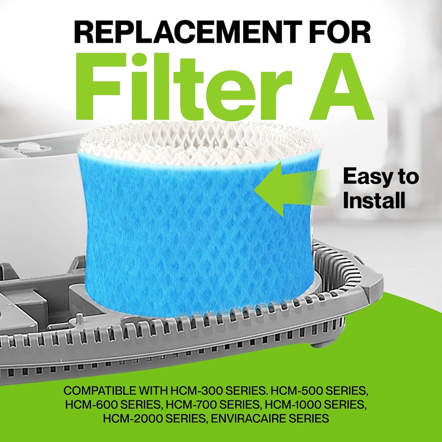 Durabasics 6 Pack of Premium Humidifier Filters Compatible with Honeywell Humidifier Filters HAC-504, HAC-504AW & Honeywell Filter A | Replacement for HCM 350 Cool Mist Humidifiers