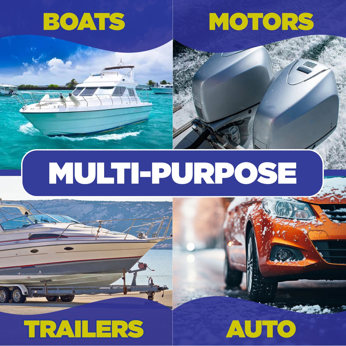 Durabasics Salt Remover Flush Kit with High-Pressure Hose- Salt Gone Applicator for Boat - Marine Engine Flush - Perfect for Flushing Inboard/Outboard Motors and Removes Salt Deposits Away