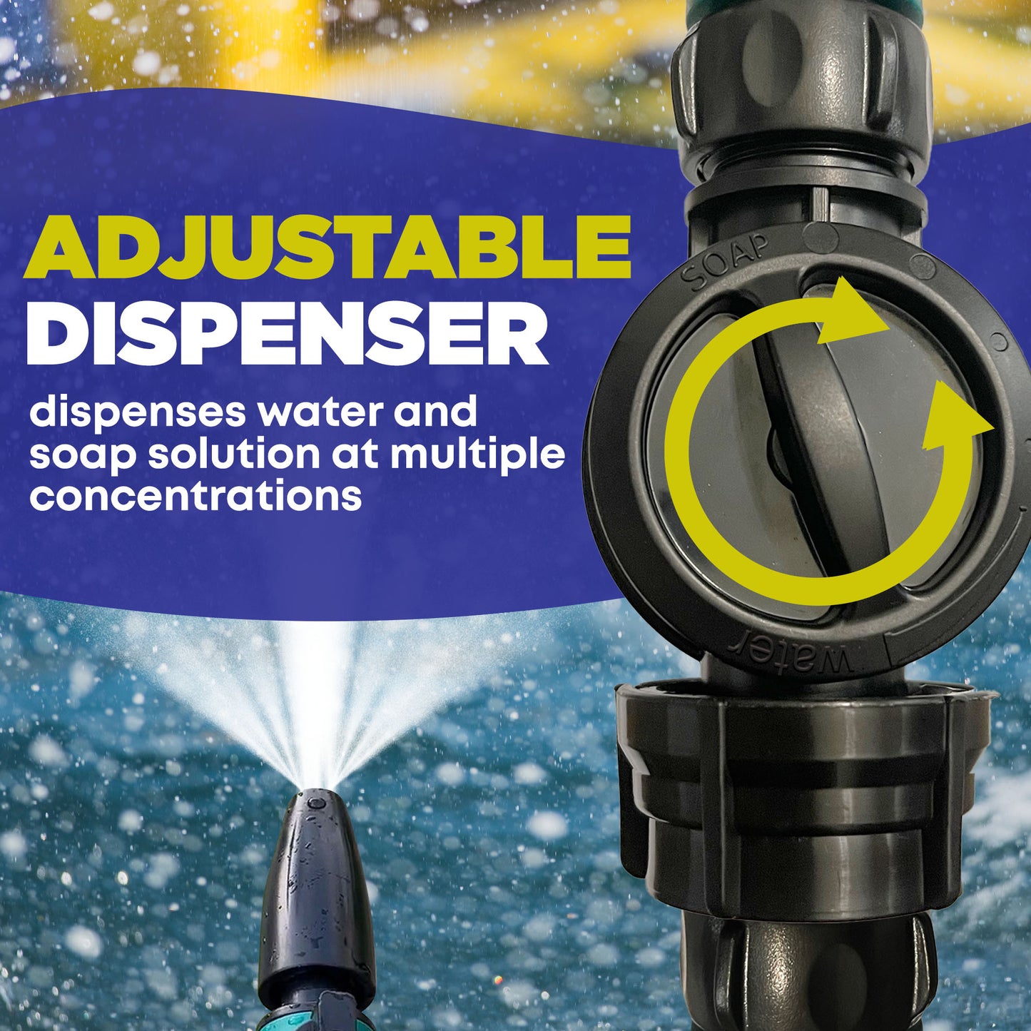 Durabasics Salt Remover Flush Kit with High-Pressure Hose- Salt Gone Applicator for Boat - Marine Engine Flush - Perfect for Flushing Inboard/Outboard Motors and Removes Salt Deposits Away
