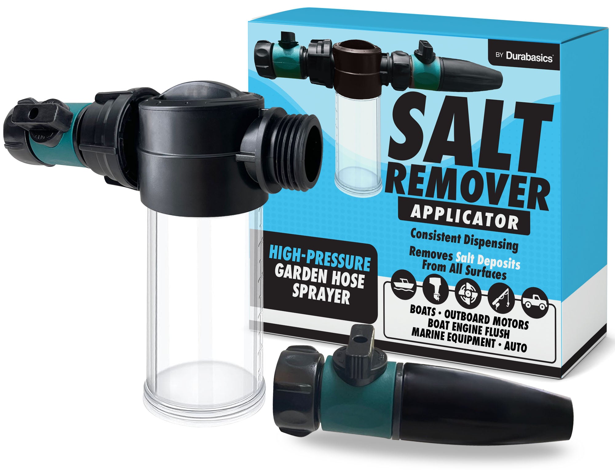 Durabasics Salt Remover Flush Kit with High-Pressure Hose- Salt Gone A