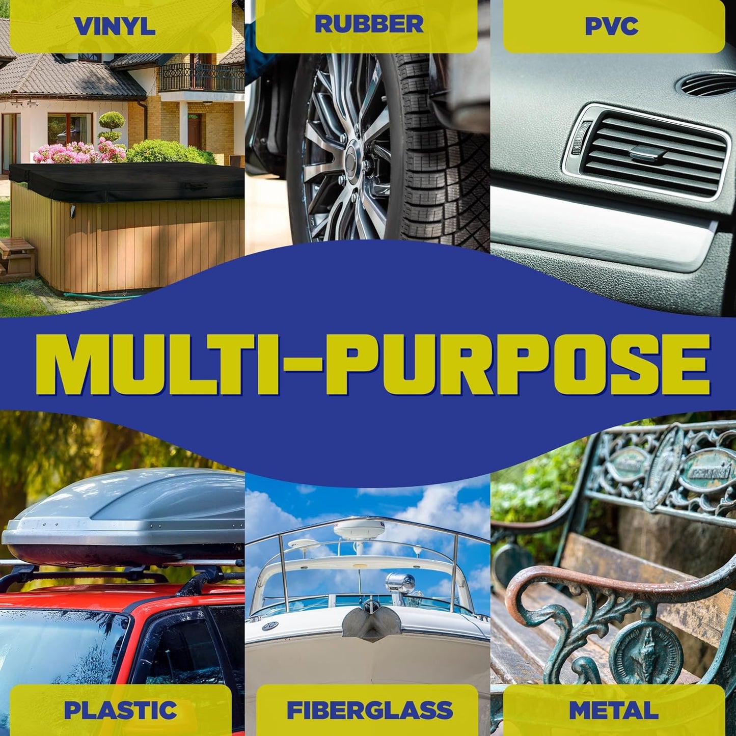 UV Protection Spray for Outdoor Surfaces – Helps Reduce Fading, Cracking, and Stains – Non-Greasy, Matte Finish – Includes Sprayer & Towel – Use on Vinyl, Plastic, Rubber, Artificial Plants