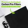 Coway AP1512HH Compatible HEPA Filter Set (2 Filters & 8 Pre-Cut Pre-Filters)