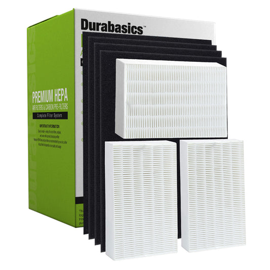 Honeywell HPA300 Compatible Set | 3 HEPA Filters & 4 Pre-Cut Carbon Pre-Filters