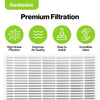 Durabasics Premium Filter Set Compatible with Winix C545 Replacement Filter - 1 Air Filter & 4 Activated Carbon Pre-Filters- Replacement for Winix Filter S, C545 Filter, C545 Winix & Winix Filter C545