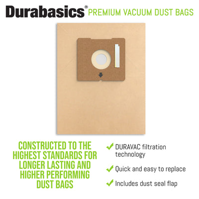 Durabasics Vacuum Bags for Bissell Zing Vacuum Bags - 30 Pack - Compatible with Bissel Zing Vacuum Bags, Zing Bags 4122, Zing Bissell Vacuum, Bissel Bag, Bissell Zing 4122 & Bissell Vacuum Bags 4122…