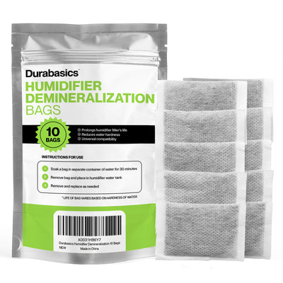 [10 Pack] Demineralization Cartridge for Humidifier without Plastic - Humidifier Demineralization Bags to Extend Life of Filter - Demineralizer for Humidifiers to Prevent Hard Water & White Dust