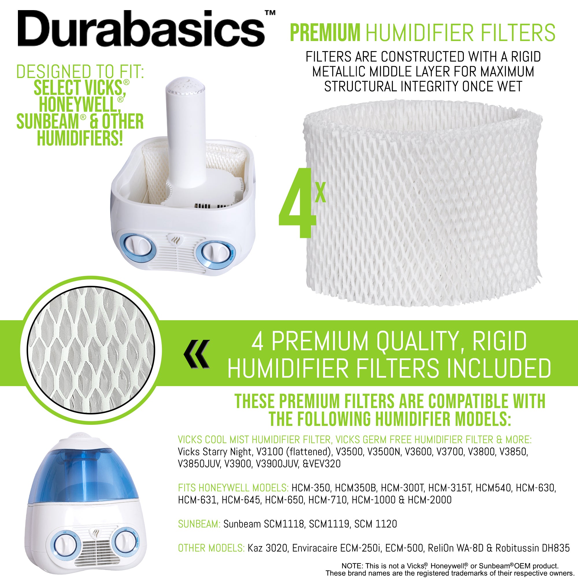 Protec extended life humidifier filter sales